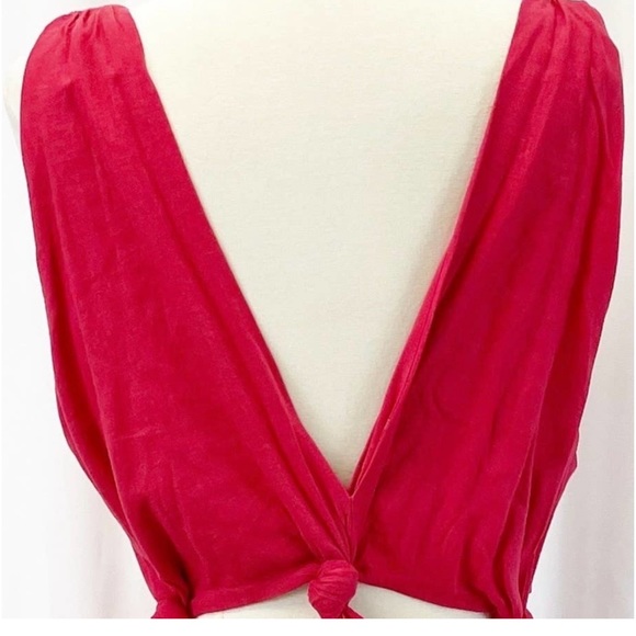 NWT FARM RIO CUTOUT DRESS RED SIZE LARGE - Picture 11 of 11